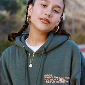 Mac Miller Take A Little Time Green Hoodie Unisex